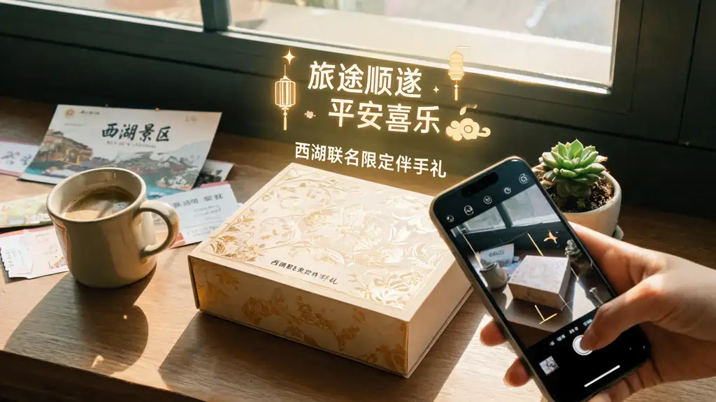 联名伴手礼绑 AR