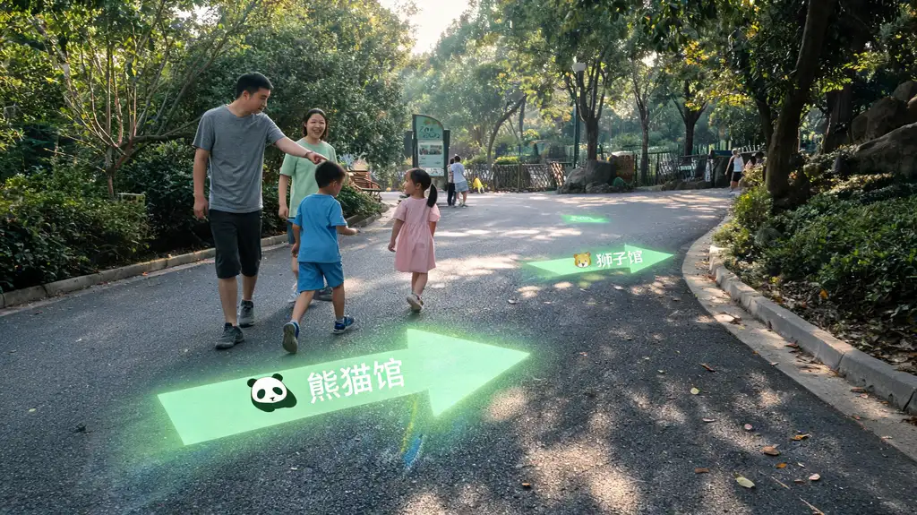 动物园路线导航