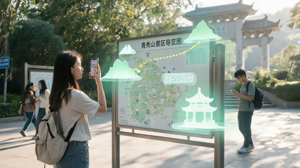 景区导览图识别