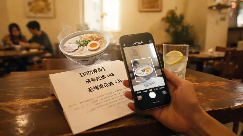 菜单 / 导览图识别